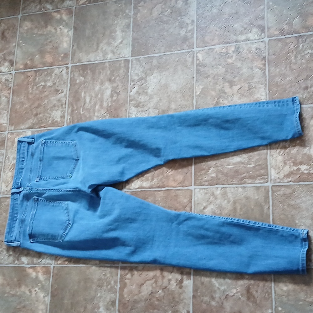 GUC Loft Curvy Skinny Blue Jeans Size 4/27 - Picture 5 of 6
